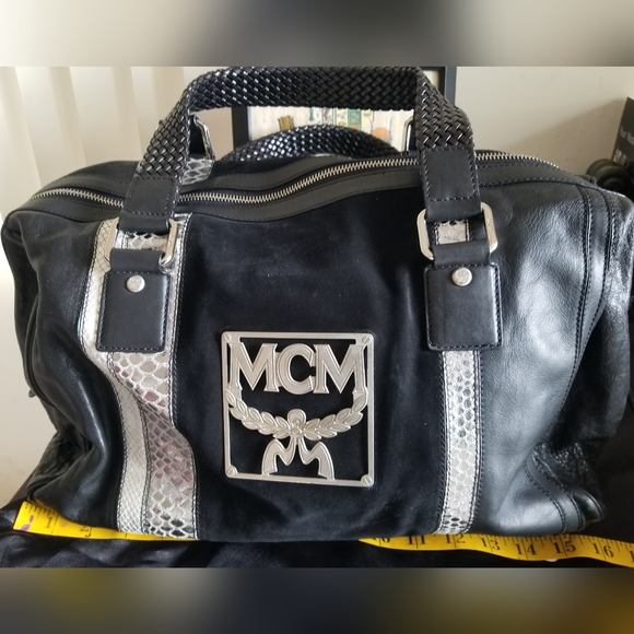 Limited Edition  unisex  MCM snake duffle speedy bag - Picture 13 of 14